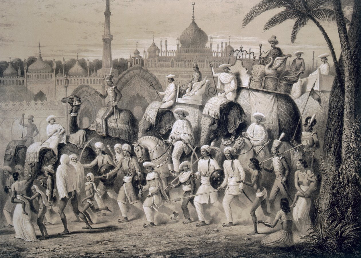 लखनऊ, प्रमुख मार्ग, &39;भारत में यात्रा&39;, 1859 से द्वारा ए। सोल्टीकोफ