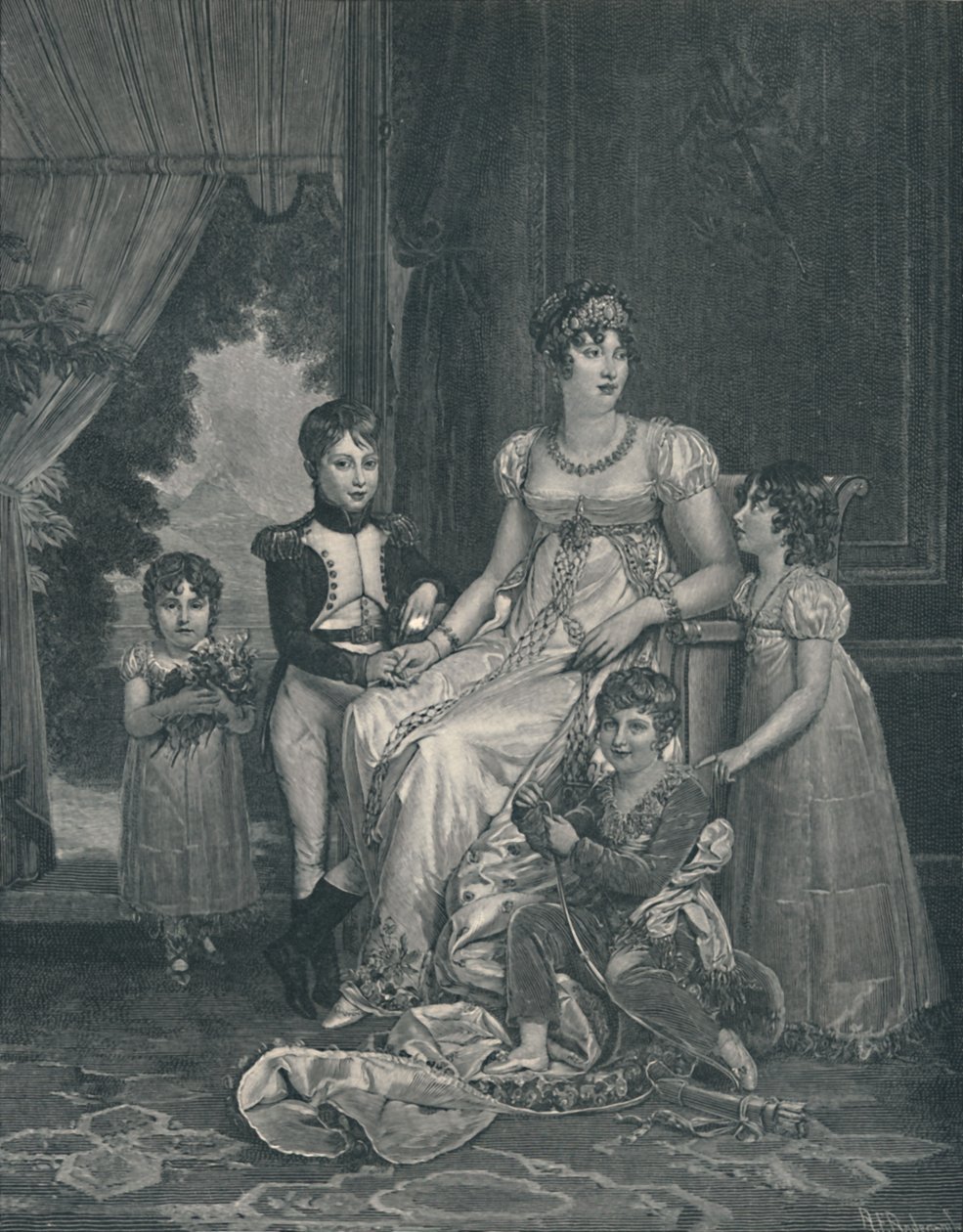 मैरी-एनुनसीडे-कैरोलीन बोनापार्ट, c1810, 1896 द्वारा एई एंडरसन
