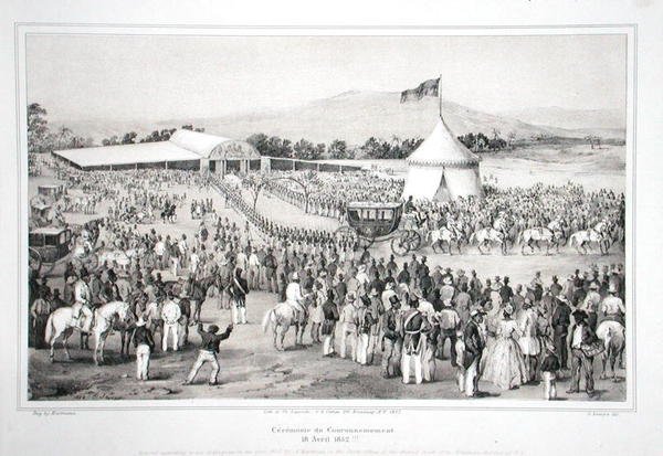 हैती के सम्राट के रूप में जनरल फॉस्टिन सोलौक (सी.1785-1867) का राज्याभिषेक द्वारा ए (बाद) हार्टमैन