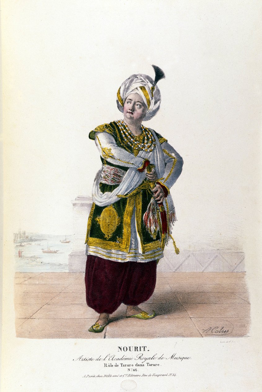 एंटोनियो सालिएरी (1750 - 1825) द्वारा ओपेरा तारारे में एडोल्फ नौरिट। द्वारा ए कॉलिन