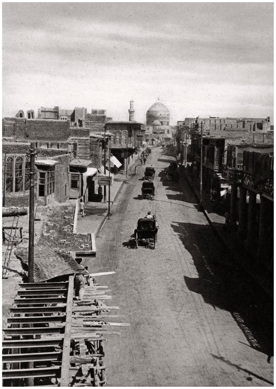 बगदाद, इराक में एक सड़क, 1925 द्वारा ए केरीम