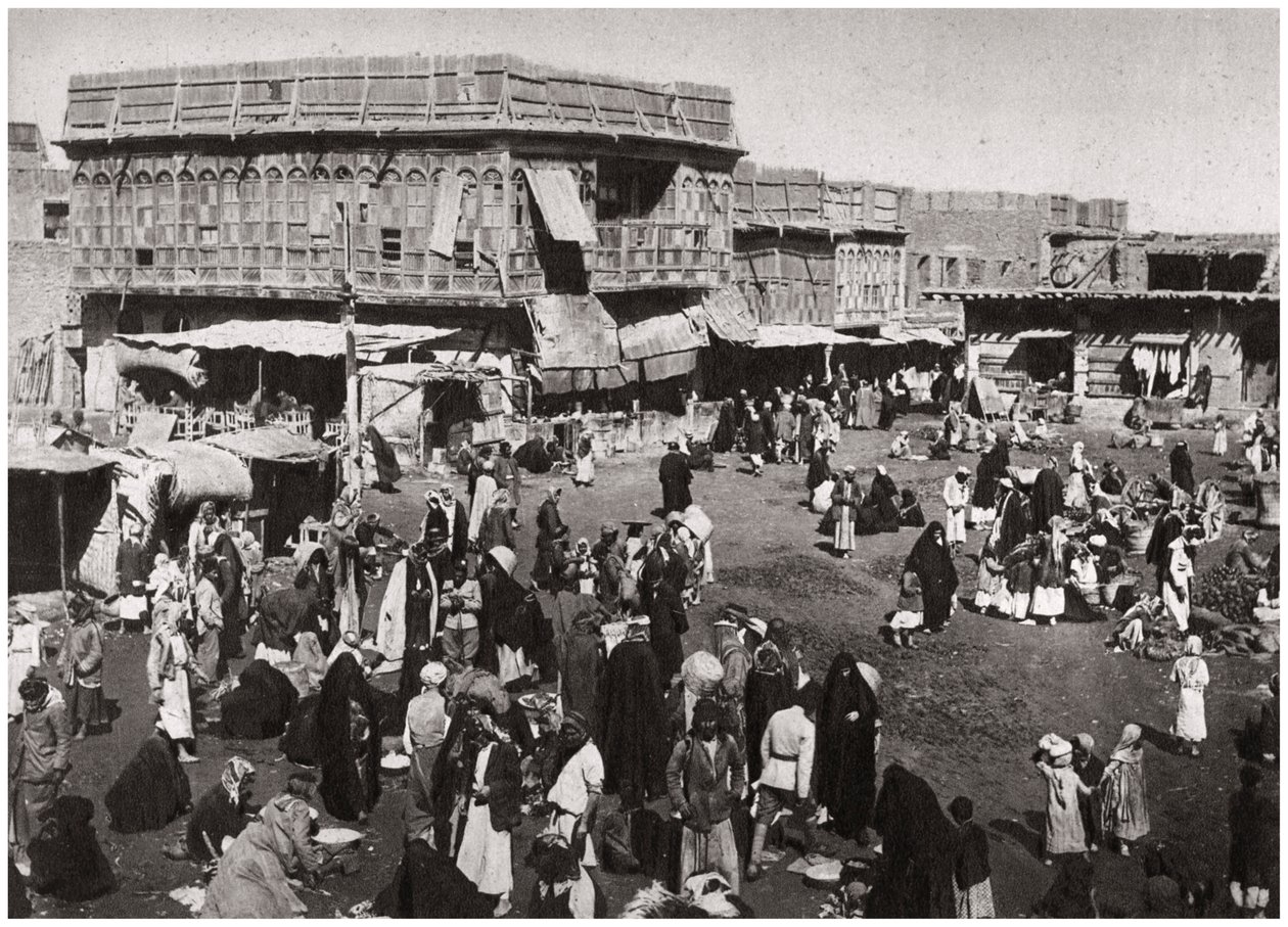 Dijaj बाजार, बसरा, इराक, के लिए बाजार 1925 में। द्वारा ए केरीम