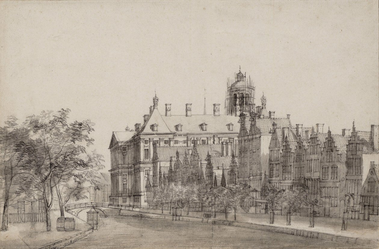 Nieuwezijds Voorburgwal, एम्स्टर्डम द्वारा जन अब्रम्ज़। बीयर की दरें