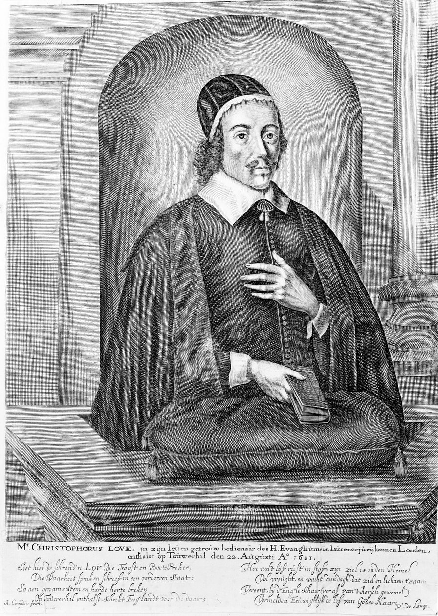 क्रिस्टोफर लव, c.1651 द्वारा अब्राहम कॉनराडस