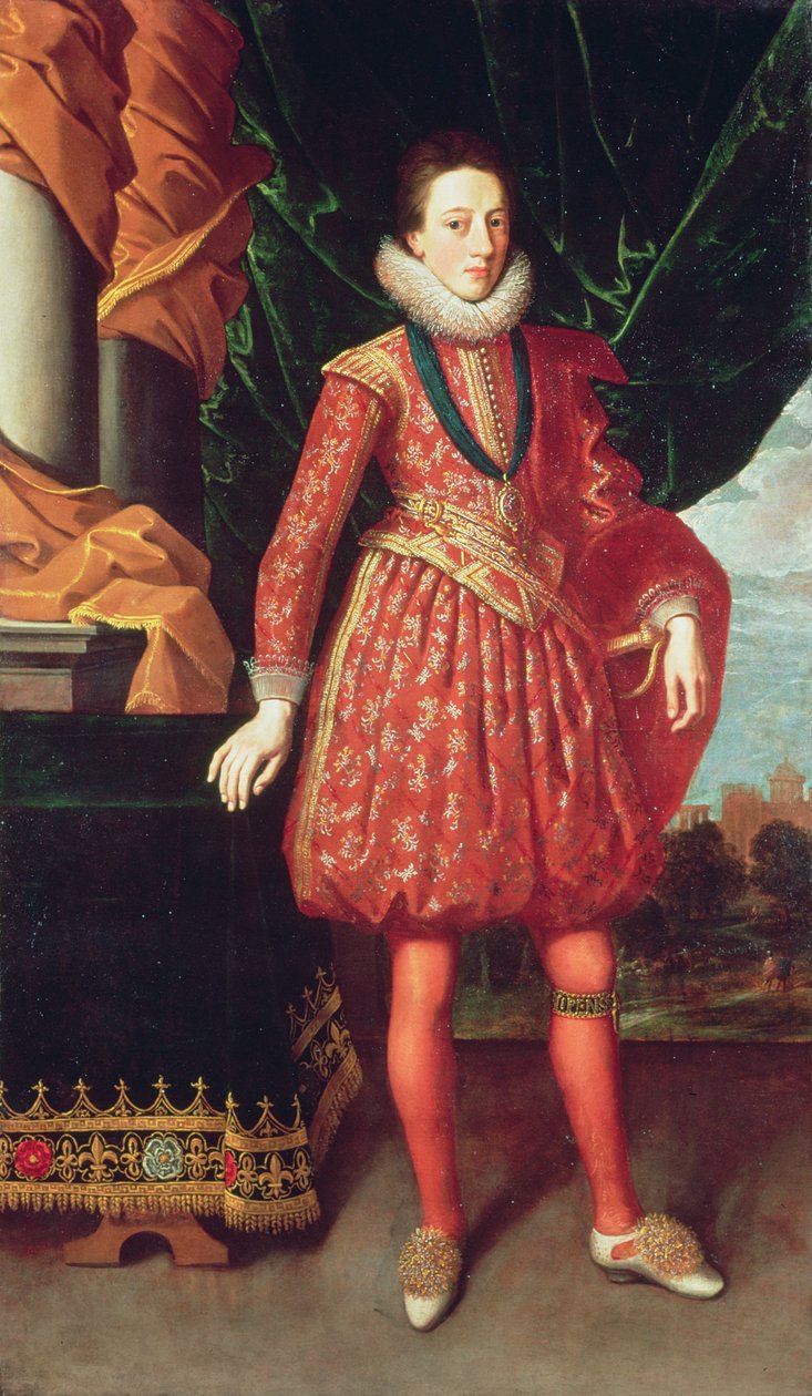 चार्ल्स I का पोर्ट्रेट (1600-49) c.1617-20 द्वारा अब्राहम वैन बेलीनबार्च