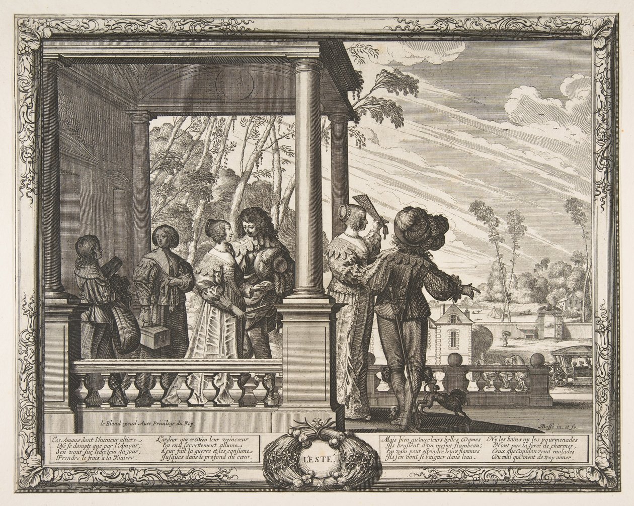 ग्रीष्मकालीन L Summerté, ca. 1637। द्वारा अब्राहम बोस
