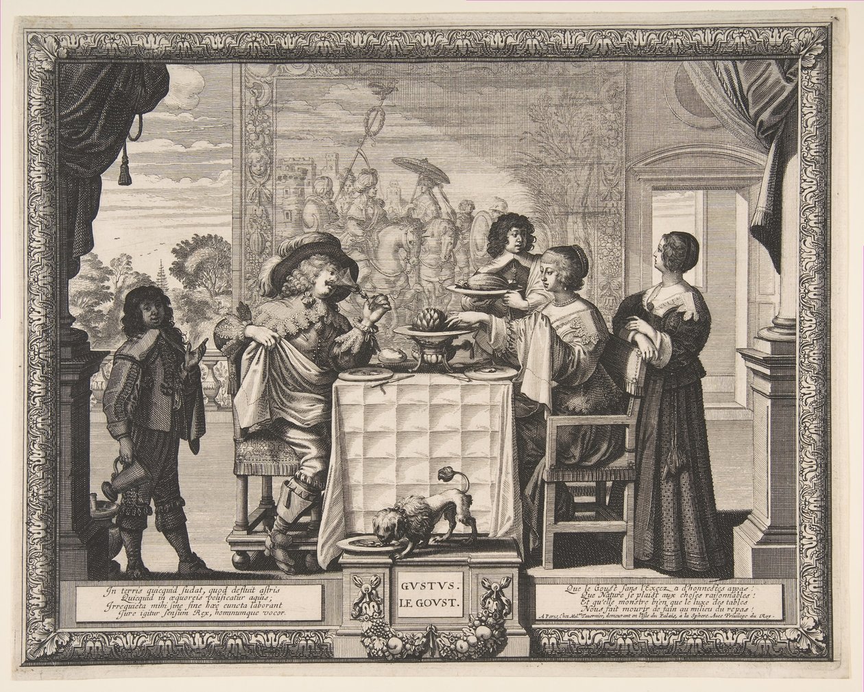 स्वाद, 1635-38। द्वारा अब्राहम बोस