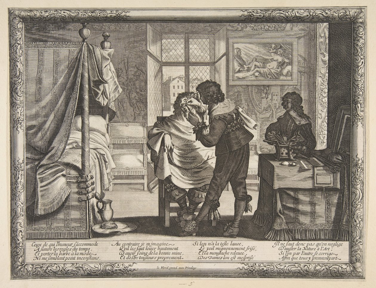 द बार्बर द बार्बर, ca. 1632-1633। द्वारा अब्राहम बोस