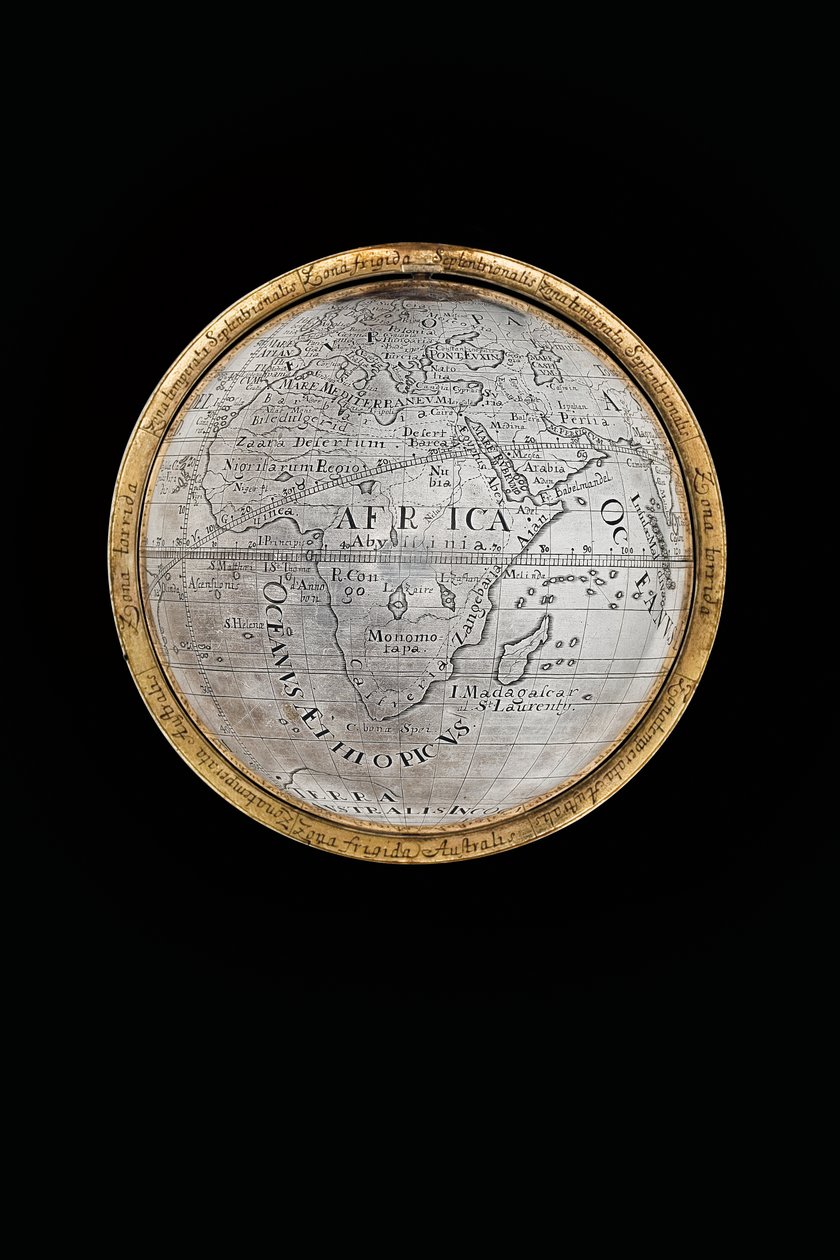 हरक्यूलिस और एटलस, ऑग्सबर्ग, 1697-99 द्वारा समर्थित दो असाधारण स्थलीय और आकाशीय ग्लोब द्वारा अब्राहम ड्रेंटवेट