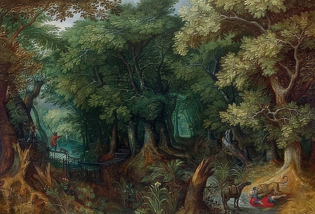Waldlandschaft द्वारा अब्राहम गोवार्ट्स