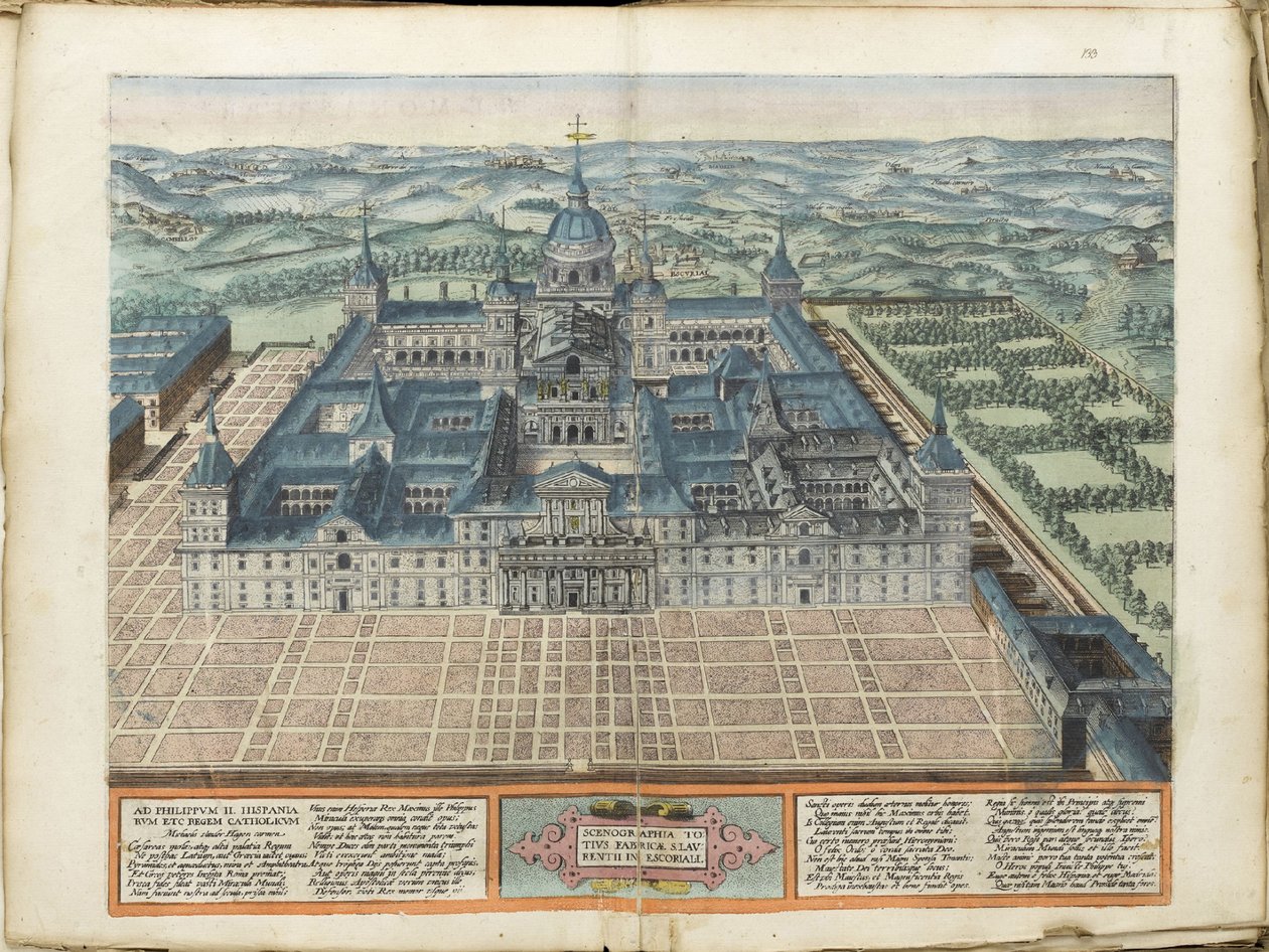 एल Escorial द्वारा अब्राहम ऑर्टेलियस