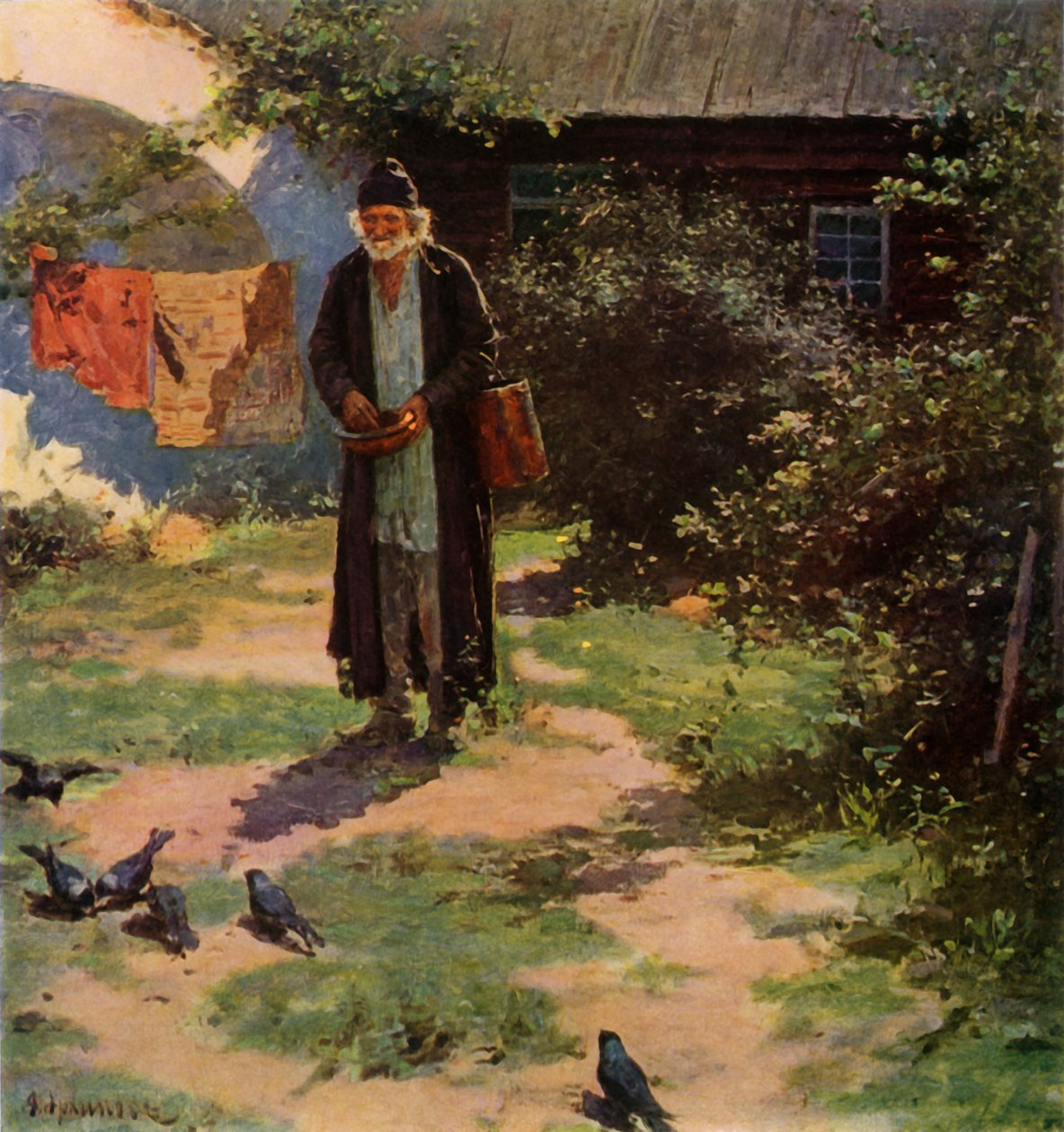 'द हर्मिट', 1891, 1965। द्वारा अब्राम आर्किपोव