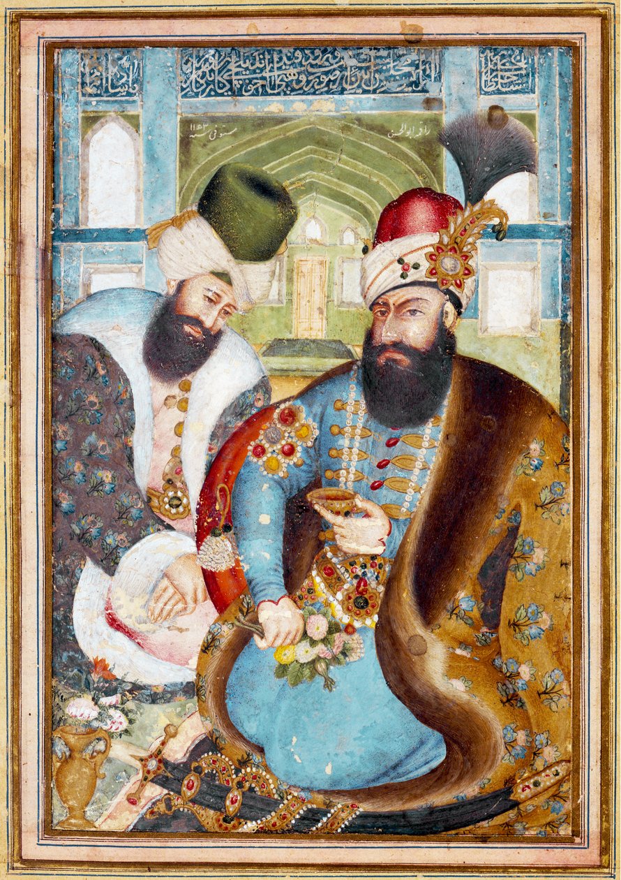 ज़ैंड वंश के संस्थापक, करीम खान (1750-1779) द्वारा अबू हसन मुस्तफी