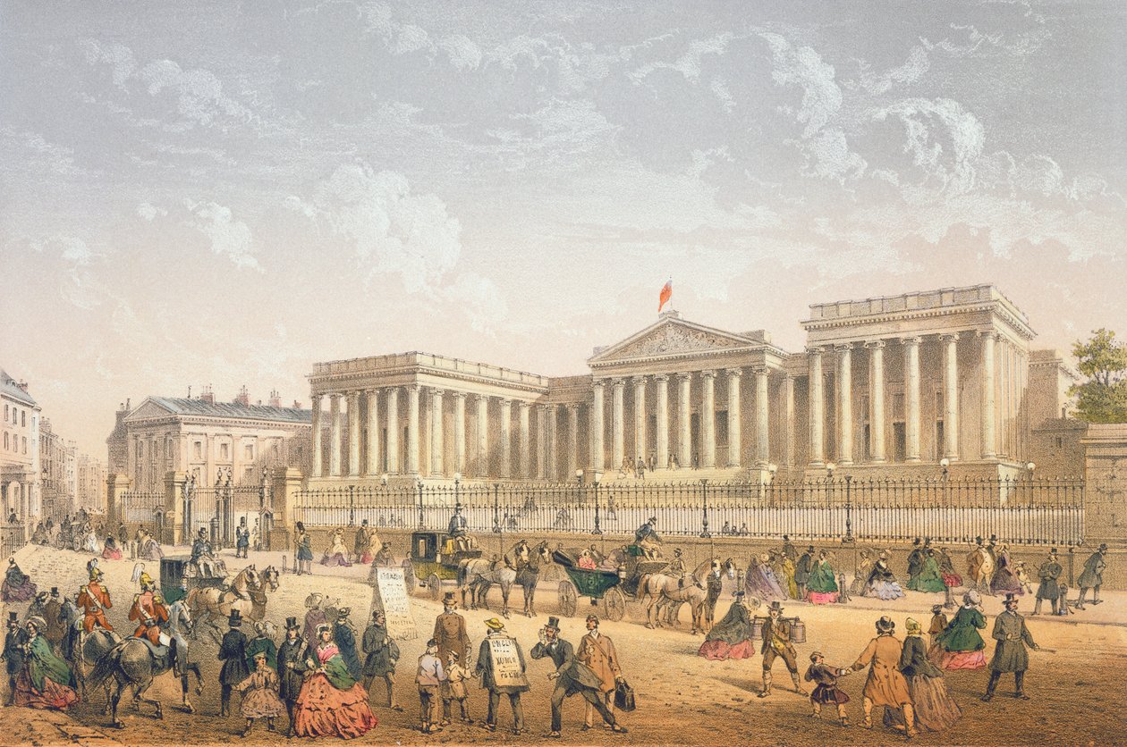 ब्रिटिश संग्रहालय, c.1862 द्वारा अचिले लुइस मार्टिनट