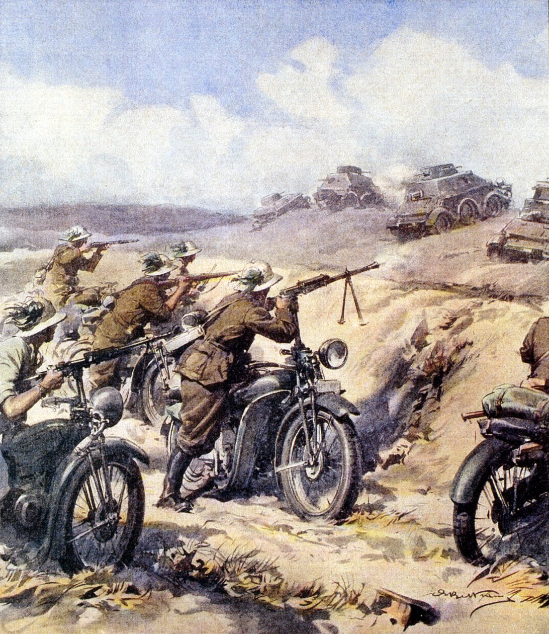 WWII-1940 1941-उत्तरी अफ्रीकी अभियान-मिस्र पर इतालवी आक्रमण द्वारा अचिल बेल्ट्रैम