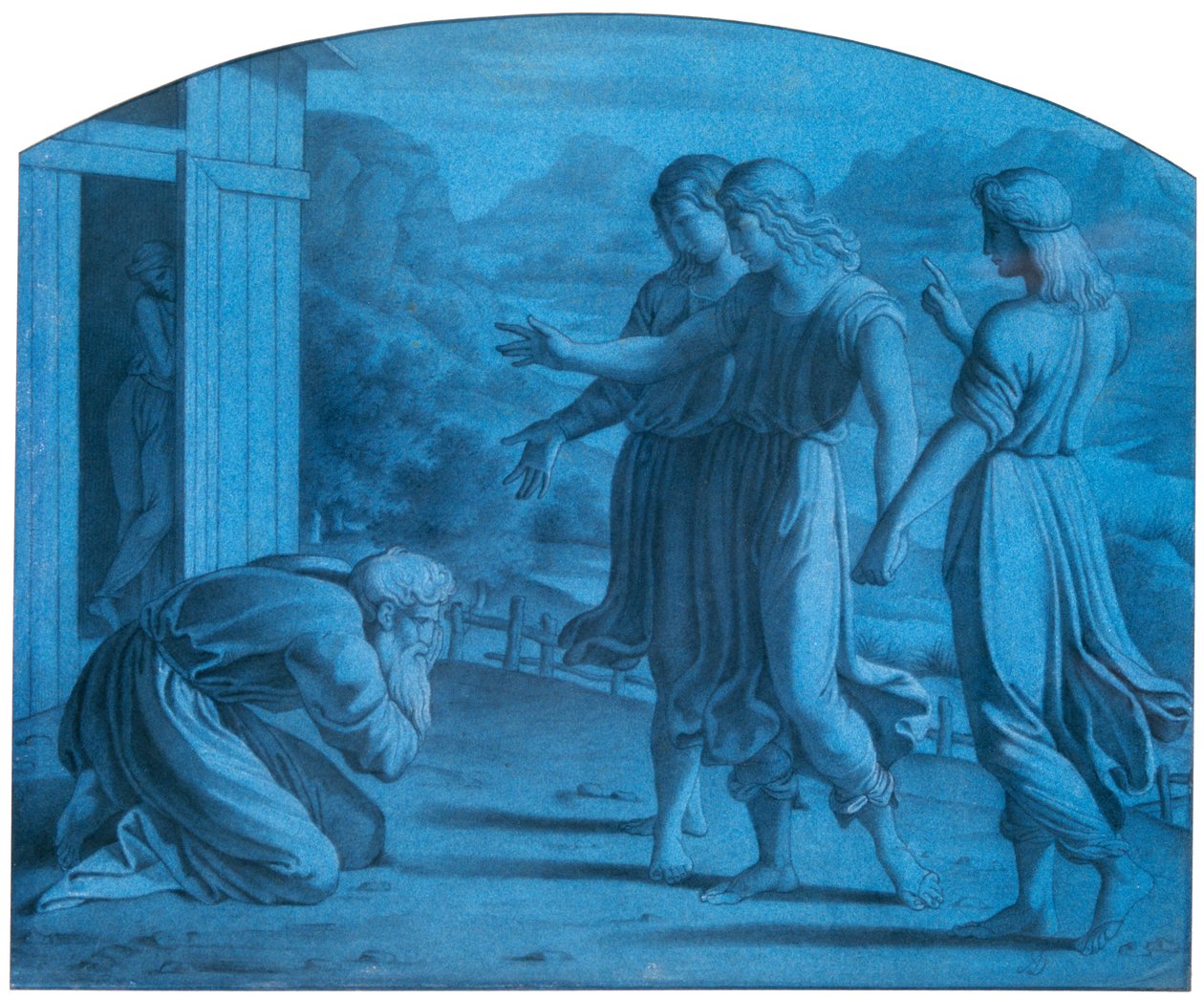 द हॉस्पिटल ऑफ़ इब्राहीम, c1820-1857 द्वारा अकिल देवेरिया