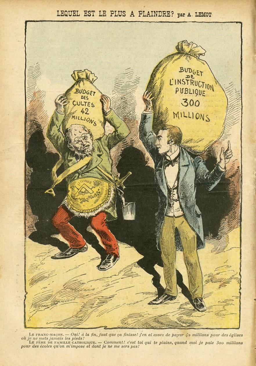 ले पेलेरिन में अकिल लेमोट (1846-1909) द्वारा चित्रण द्वारा अकिल लिमोट