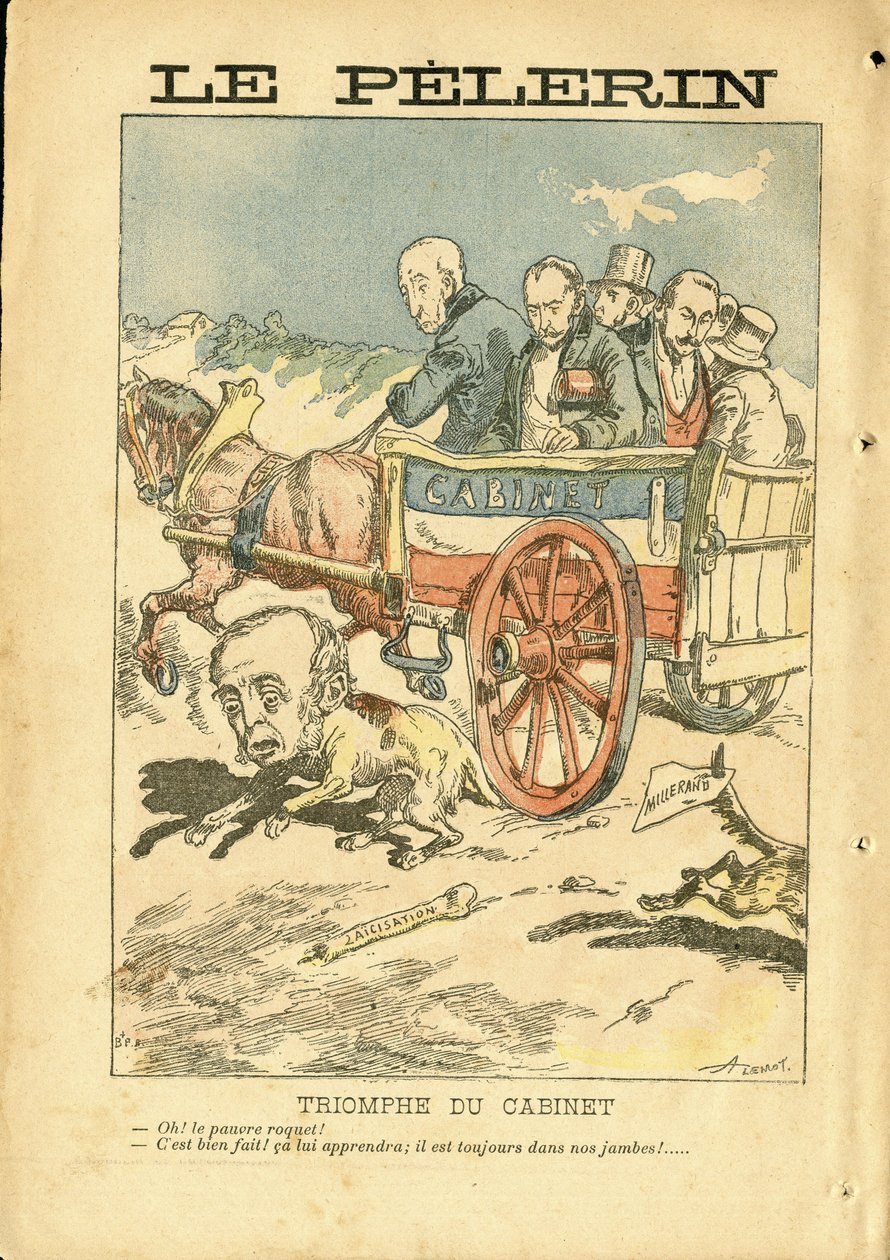 ले पेलेरिन में अकिल लेमोट (1846-1909) का चित्रण द्वारा अकिल लिमोट