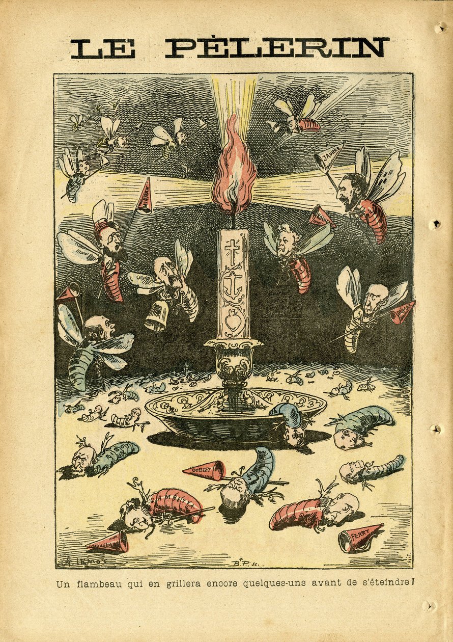 ले पेलेरिन में अकिल लेमोट (1846-1909) का चित्रण द्वारा अकिल लिमोट