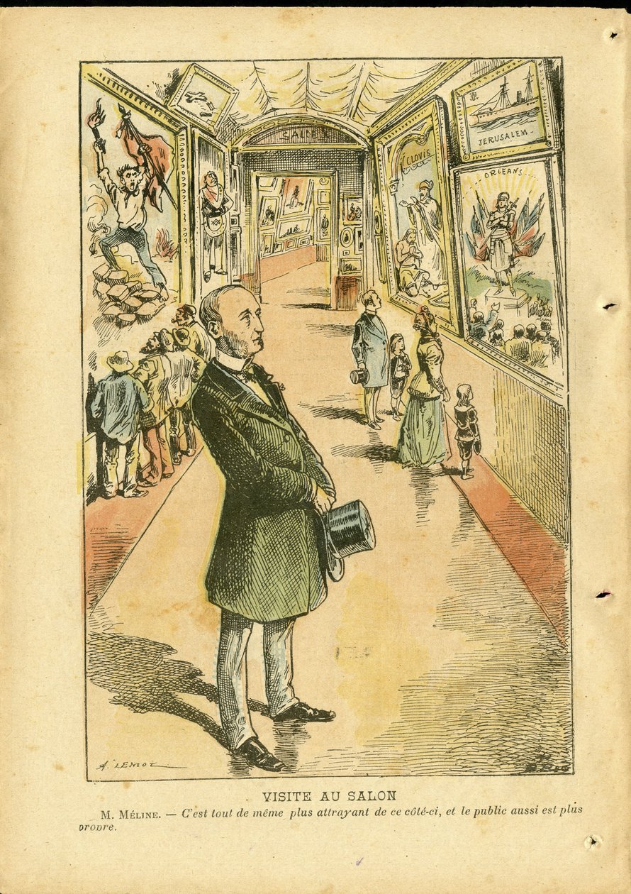 ले पेलेरिन में अकिल लेमोट (1846-1909) का चित्रण द्वारा अकिल लिमोट