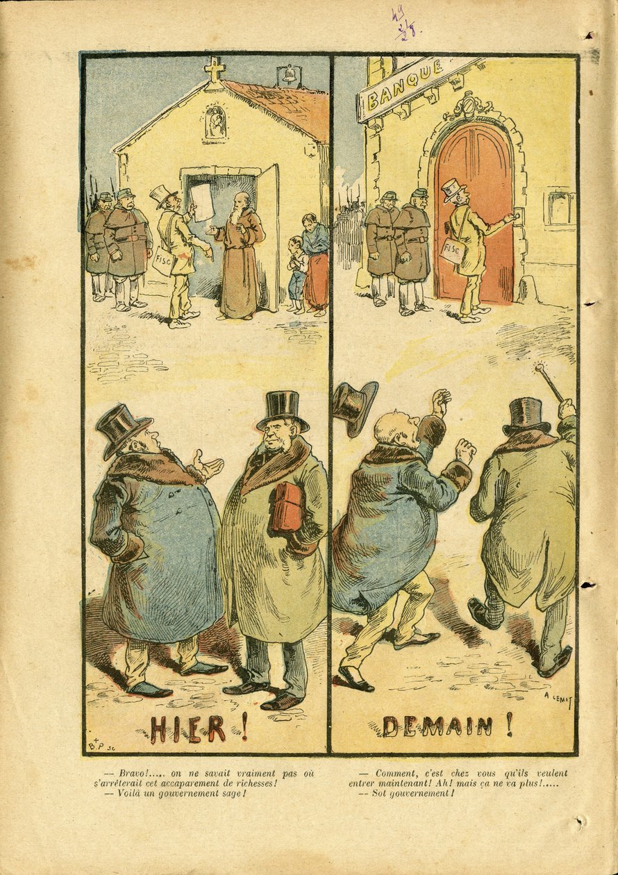 ले पेलेरिन में अकिल लेमोट (1846-1909) का चित्रण द्वारा अकिल लिमोट