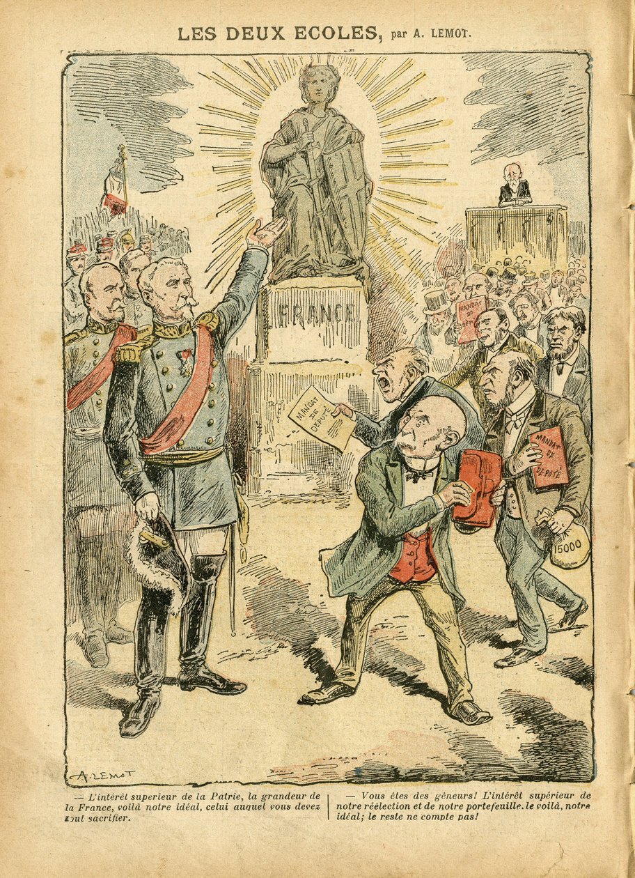 ले पेलेरिन में अकिल लेमोट (1846-1909) का चित्रण द्वारा अकिल लिमोट