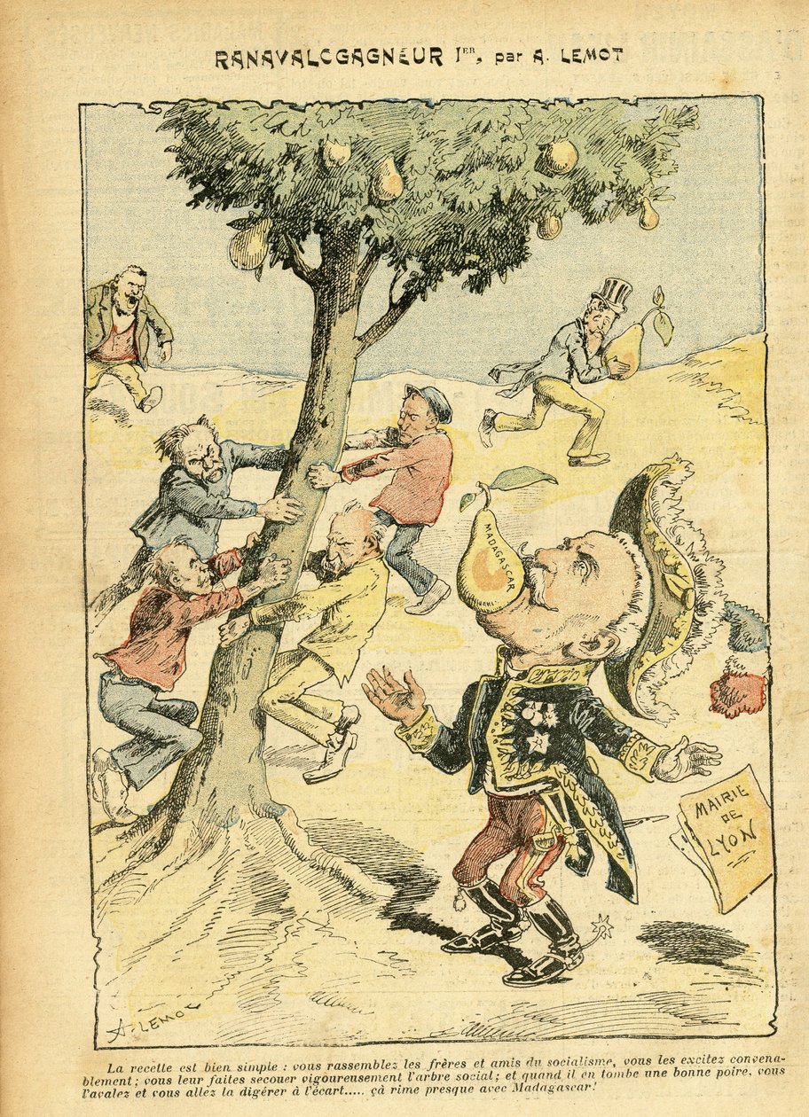 ले पेलेरिन में अकिल लेमोट (1846-1909) का चित्रण द्वारा अकिल लिमोट