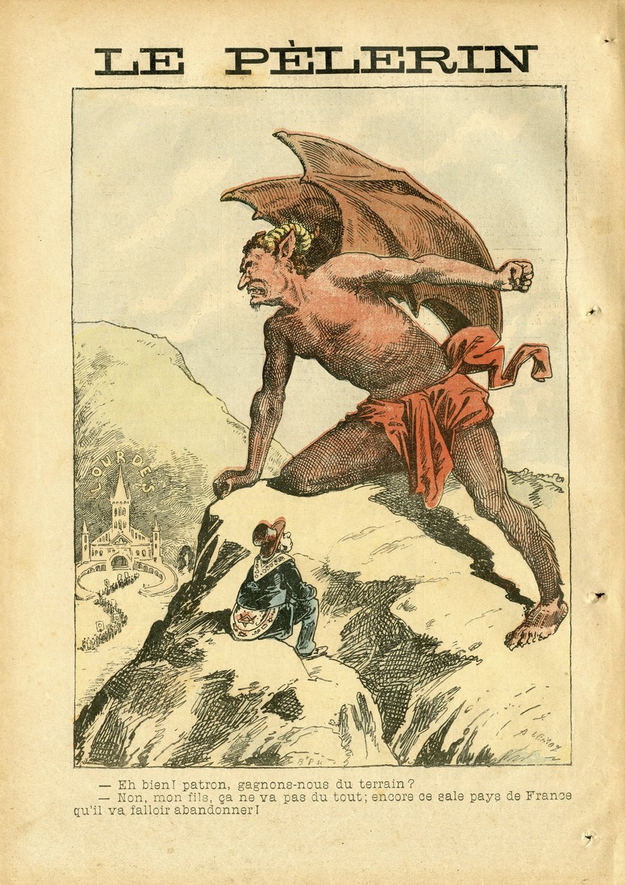 ले पेलेरिन में अकिल लेमोट (1846-1909) का चित्रण द्वारा अकिल लिमोट