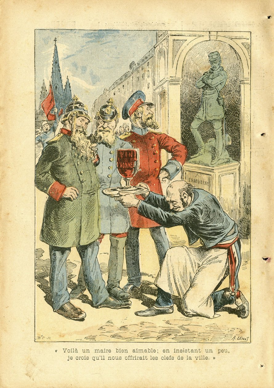 ले पेलेरिन में अकिल लेमोट (1846-1909) का चित्रण द्वारा अकिल लिमोट