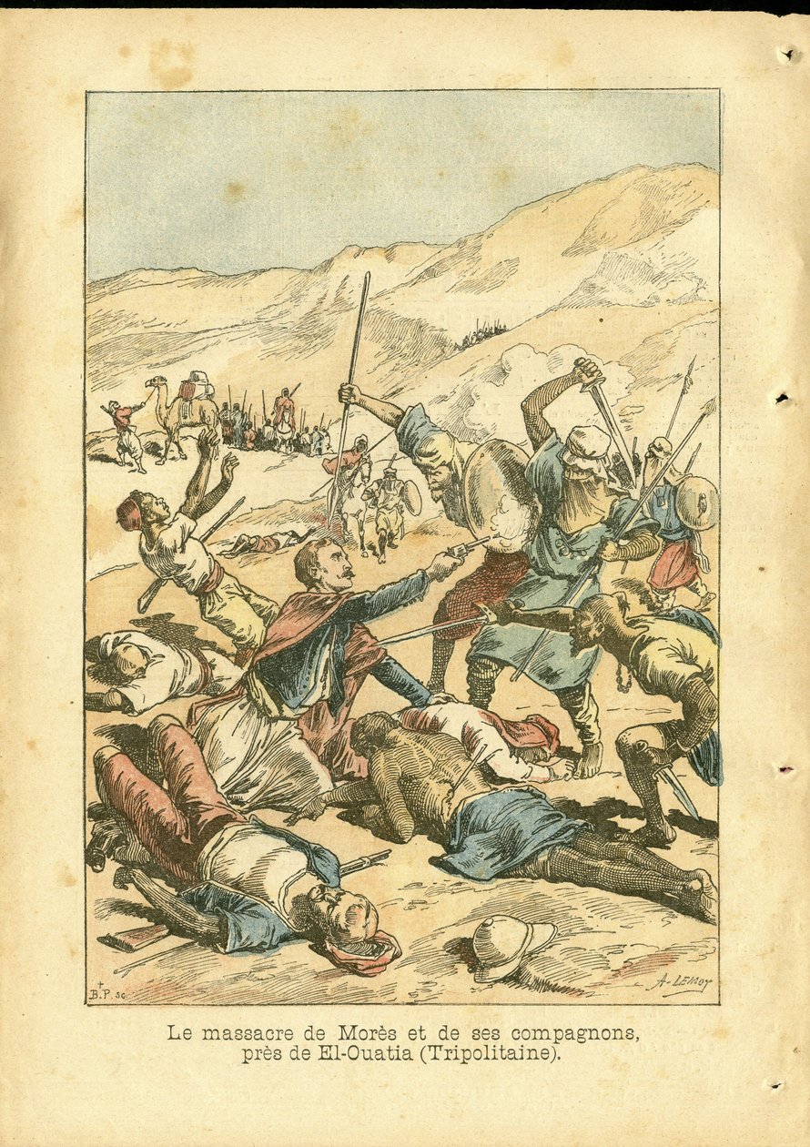 ले पेलेरिन में अकिल लेमोट (1846-1909) का चित्रण द्वारा अकिल लिमोट