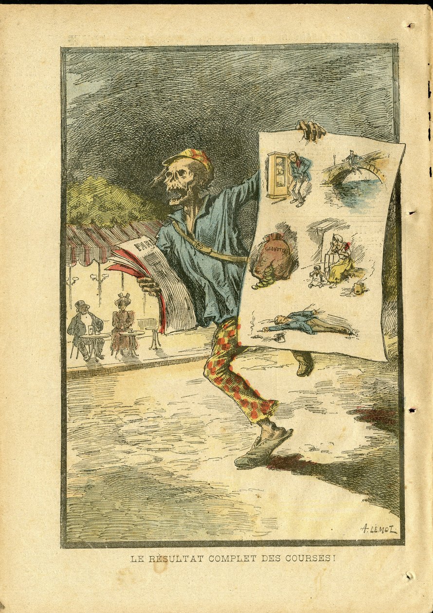 ले पेलेरिन में अकिल लेमोट (1846-1909) का चित्रण द्वारा अकिल लिमोट