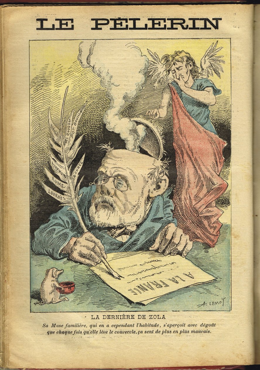 ले पेलेरिन में अकिल लेमोट (1846-1909) का चित्रण द्वारा अकिल लिमोट