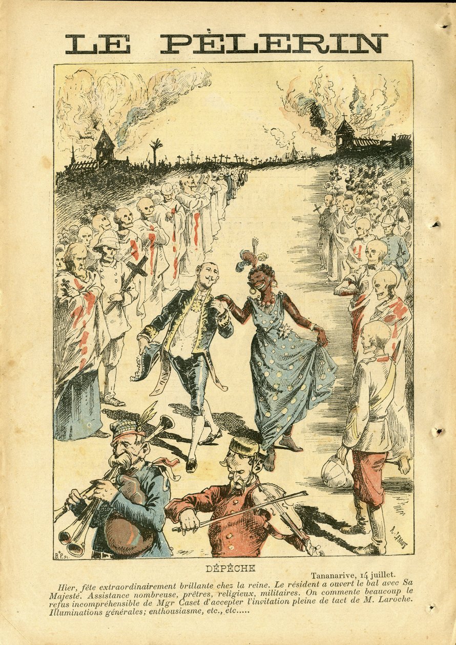 ले पेलेरिन में अकिल लेमोट (1846-1909) का चित्रण द्वारा अकिल लिमोट