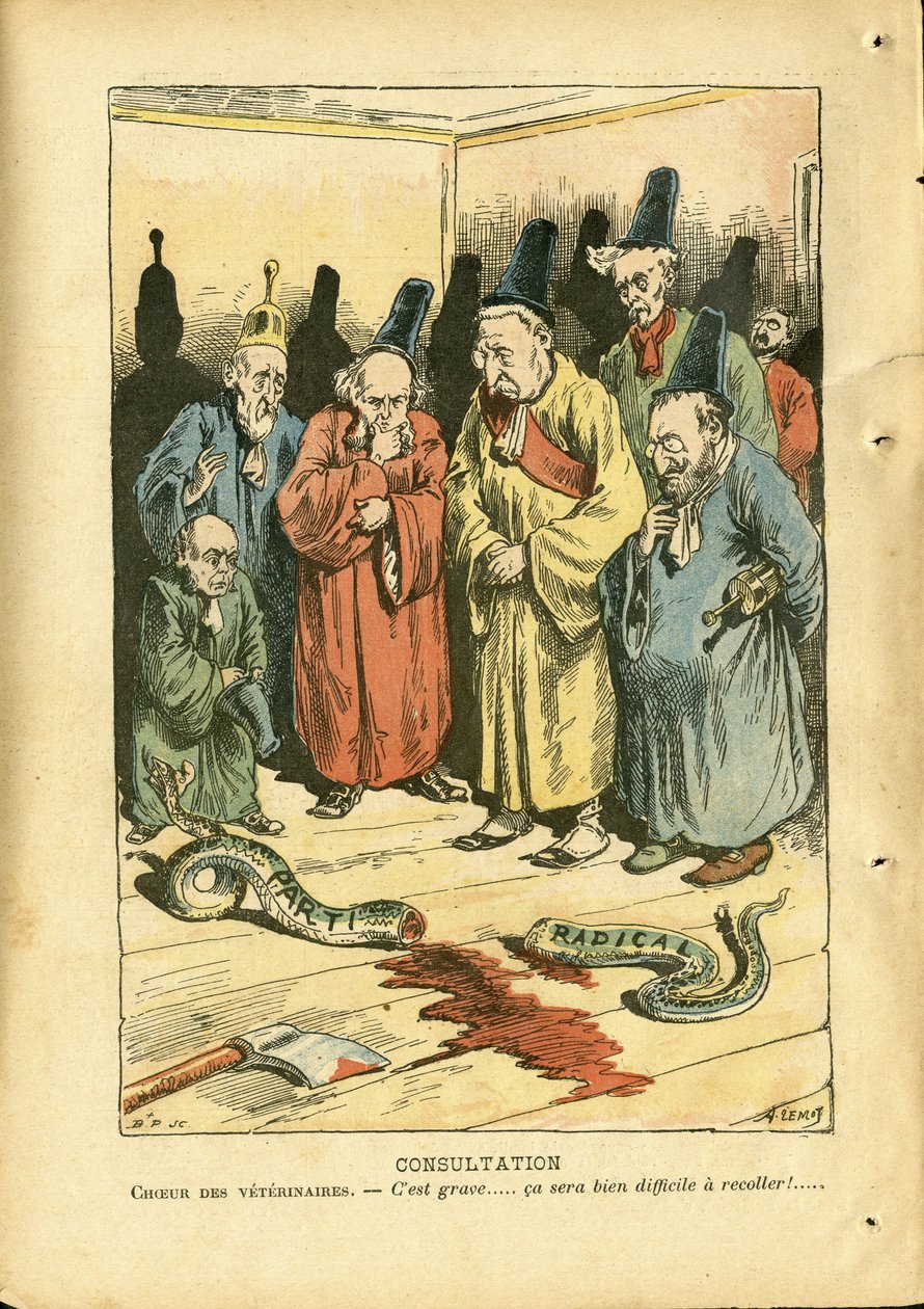 ले पेलेरिन में अकिल लेमोट (1846-1909) का चित्रण द्वारा अकिल लिमोट
