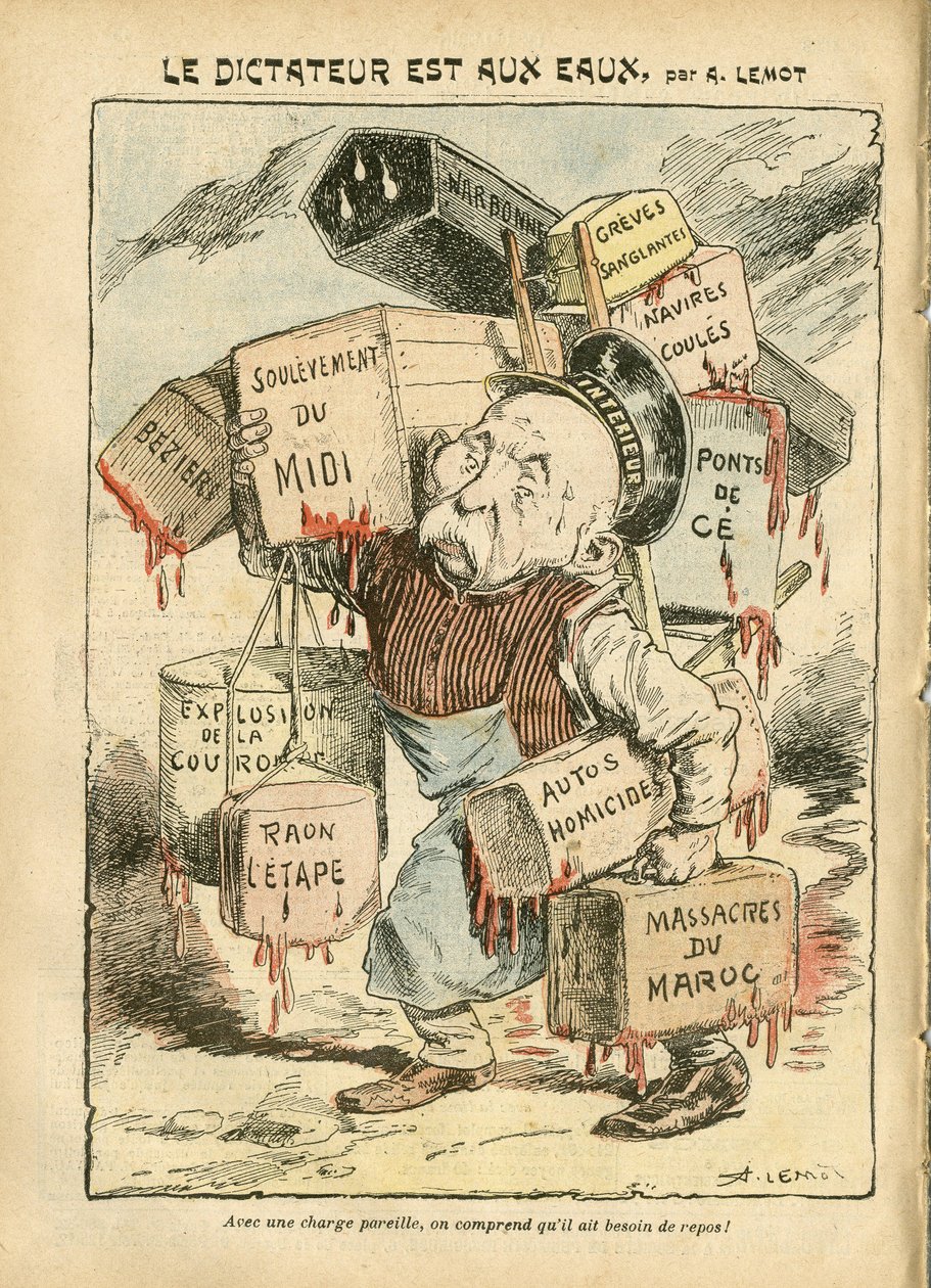 ले पेलेरिन में अकिल लेमोट (1846-1909) का चित्रण द्वारा अकिल लिमोट