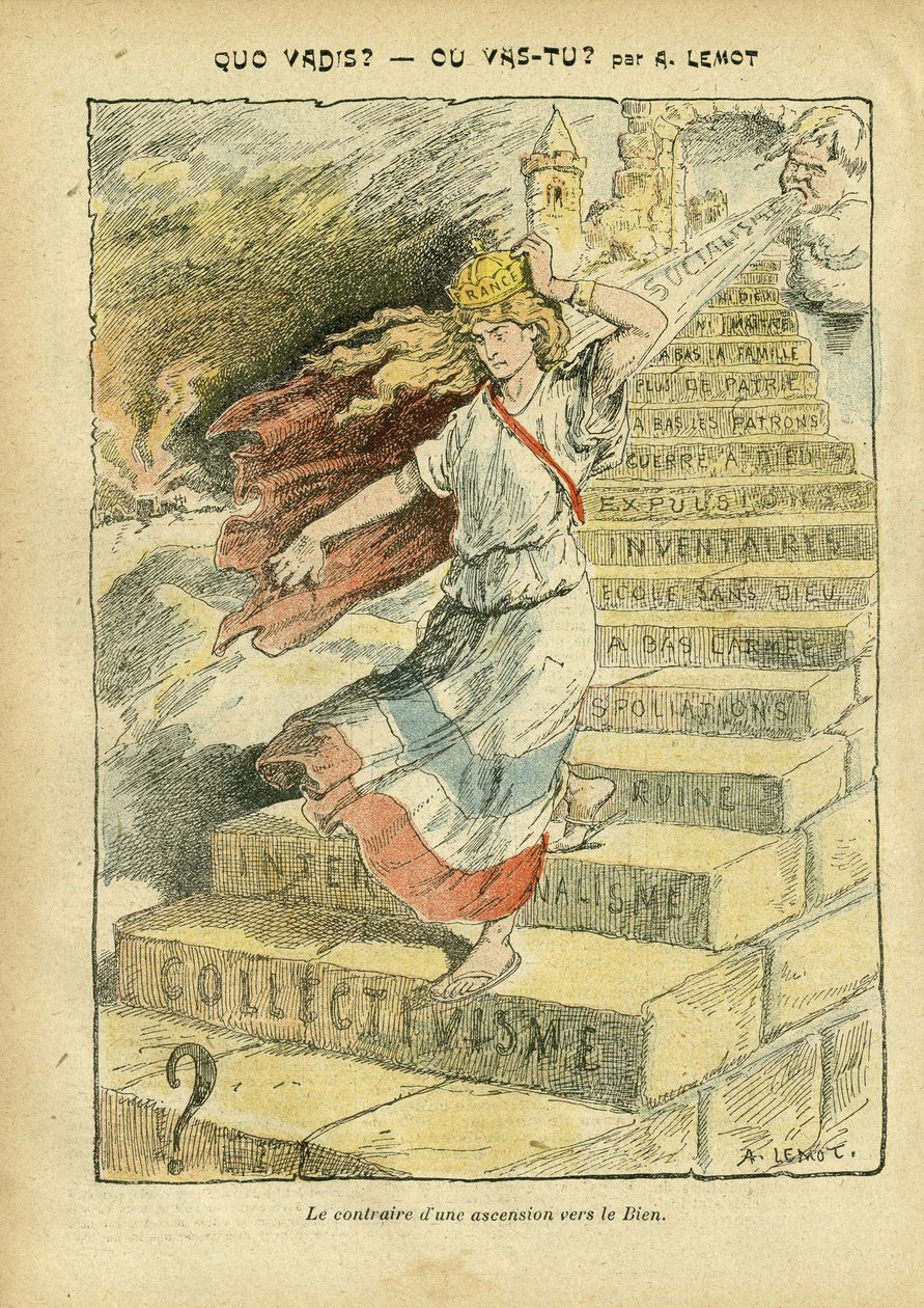 ले पेलेरिन में अकिल लेमोट (1846-1909) का चित्रण द्वारा अकिल लिमोट