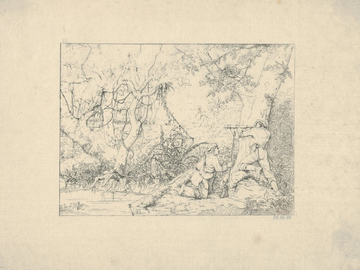 कॉन्फेडरेट वॉर एचिंग्स से विक्सबर्ग नहर, 1861-63। द्वारा एडलबर्ट जॉन वोल्क