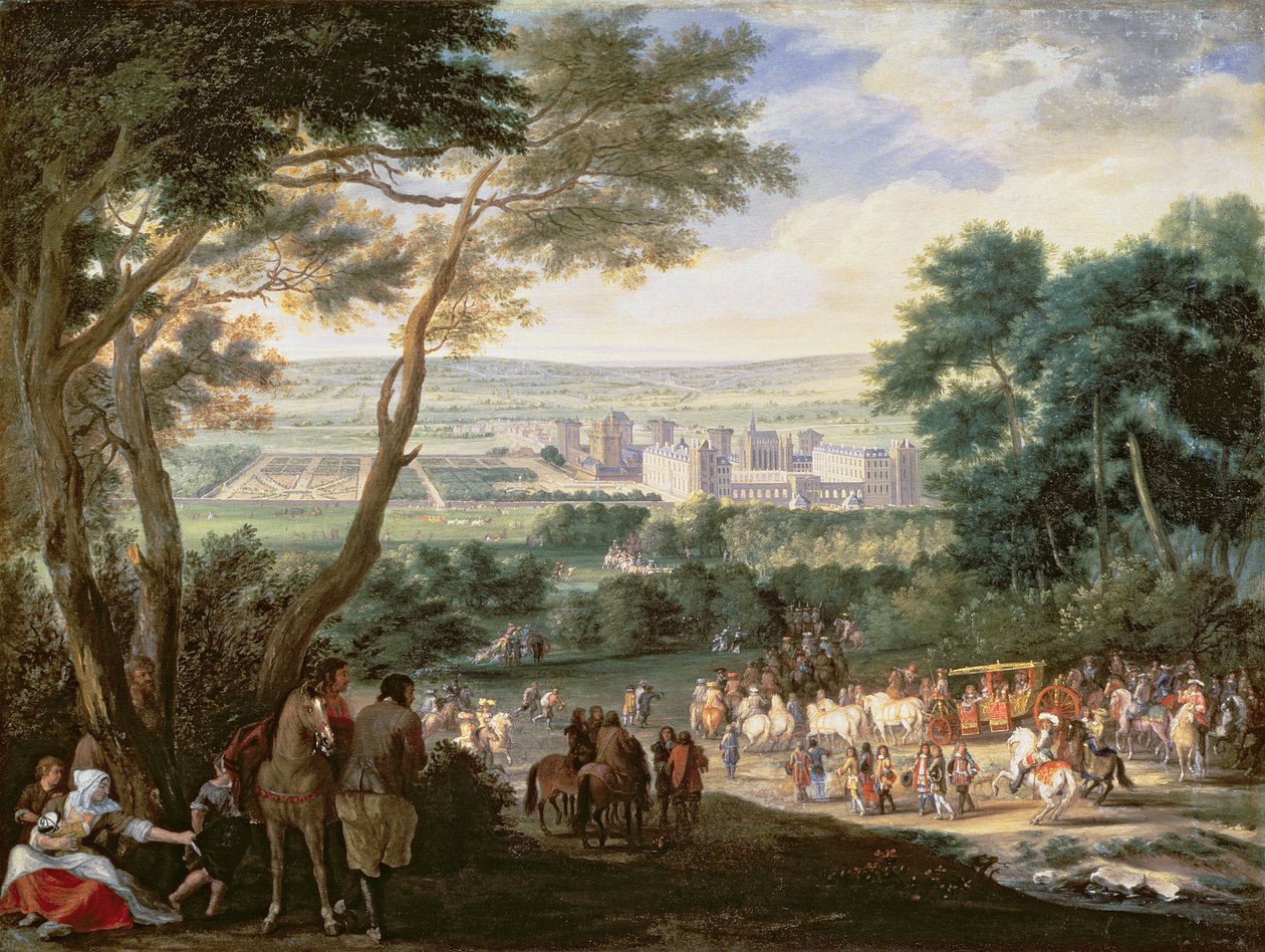 लुइस XIV (1638-1715) विन्सेन्स में द्वारा एडम फ्रैंस वैन डेर म्यूलन