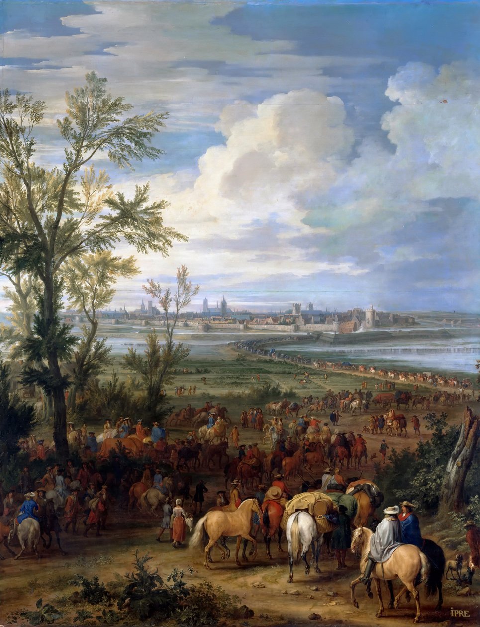 Ypres की घेराबंदी, मार्च 1678 द्वारा एडम फ्रैंस मेलेन वैन डेर