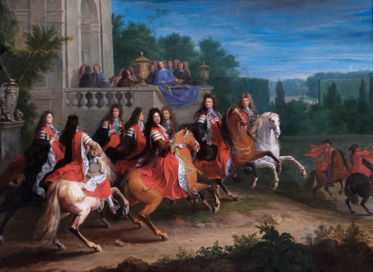 कोलबर्ट परिवार, c1680-c1683 द्वारा एडम फ्रैंस वैन डेर म्यूलन