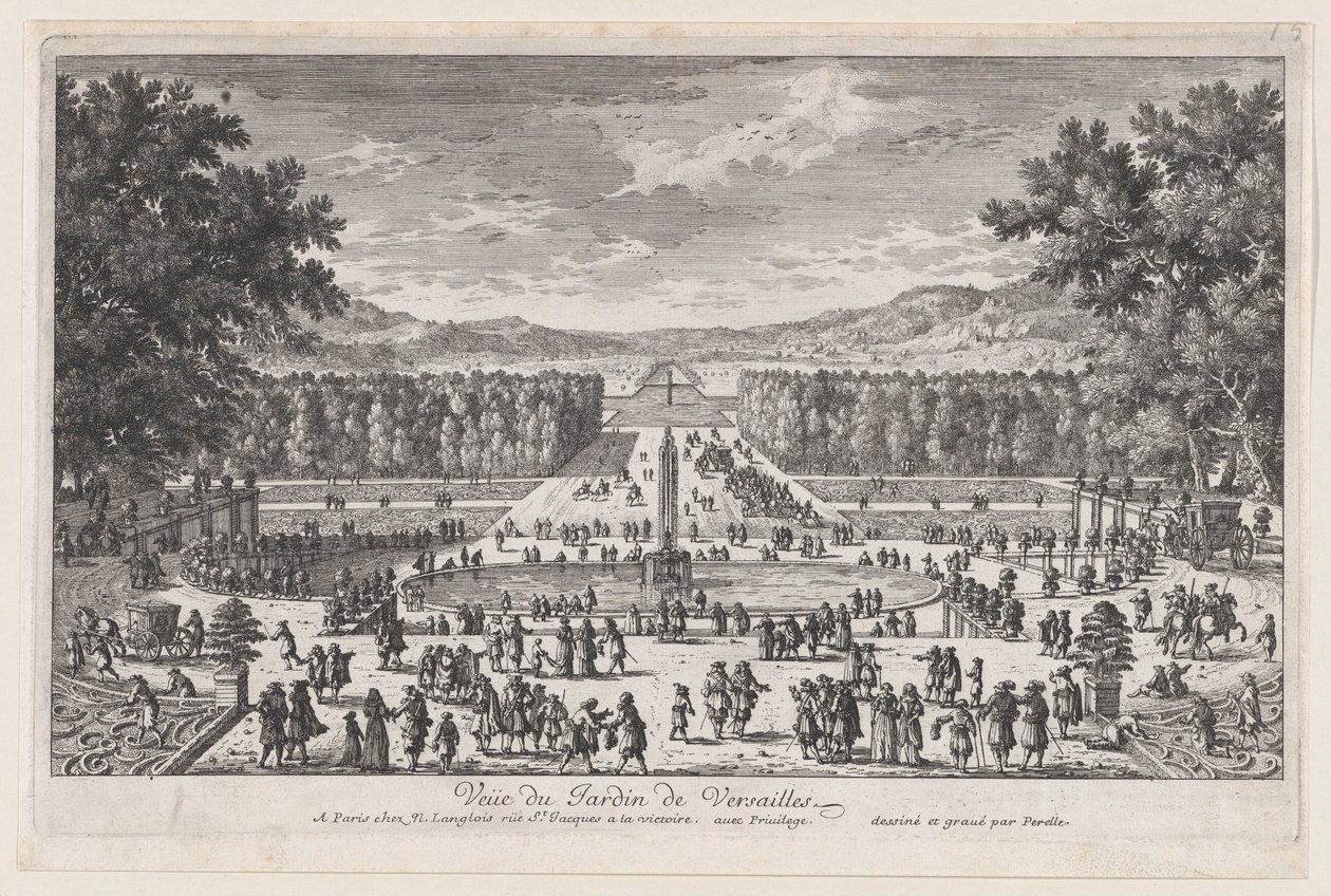 वर्साय का बगीचा, 1660-95।, 1660-95। द्वारा एडम पेरेल