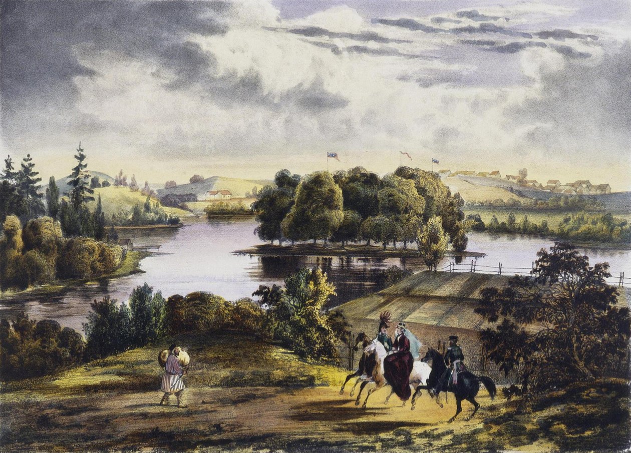 इझोरा का दृश्य, 1833 द्वारा एडम तिरप्यून