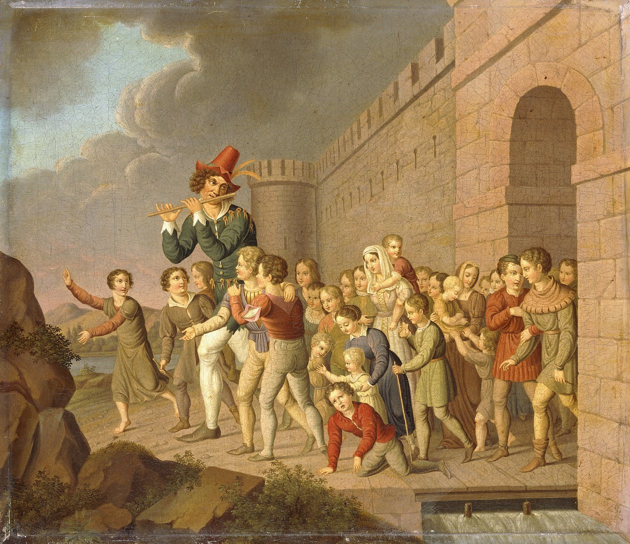 हेमलिन का चितकबरा मुरलीवाला; हैमिलिन द्वारा चूहा पकड़ने वाला, 1806 द्वारा एडम वाइज
