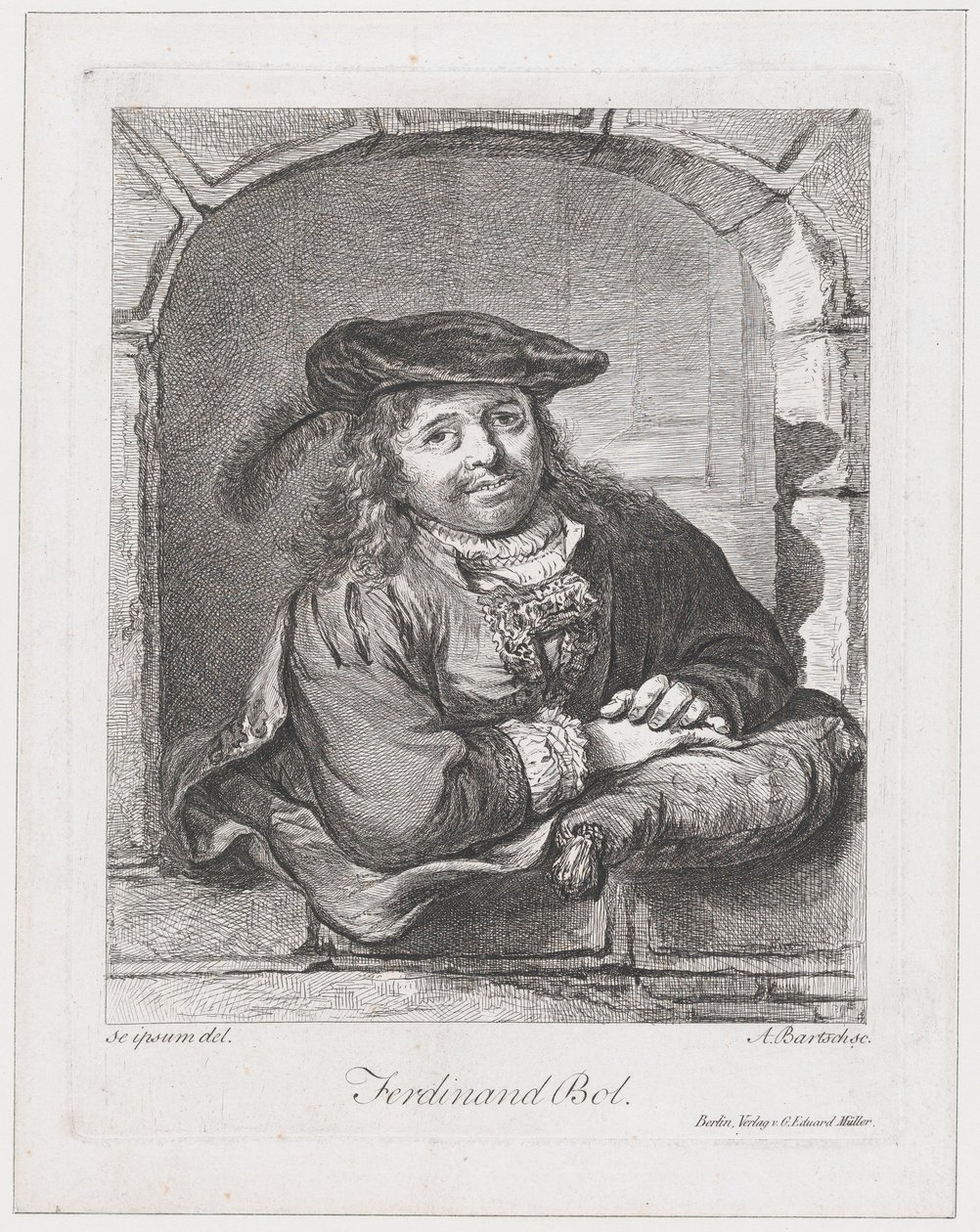 फर्डिनेंड बोल का पोर्ट्रेट, 1803-08। द्वारा एडम वॉन बार्टश