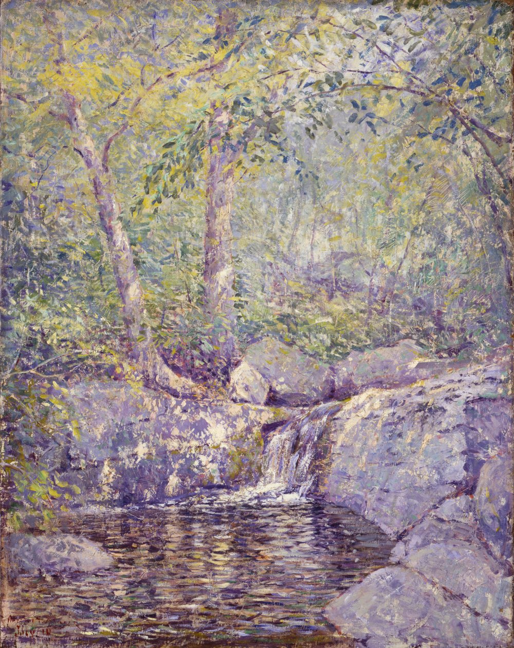 झरना, 1910। द्वारा एडिसन थॉमस मिलर