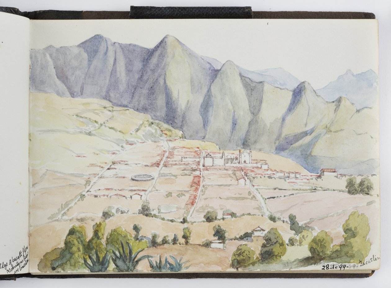 चित्र और नोट्स की स्केचबुक, उत्तर और दक्षिण अमेरिका (मेक्सिको सहित) द्वारा एडेला ब्रेटन