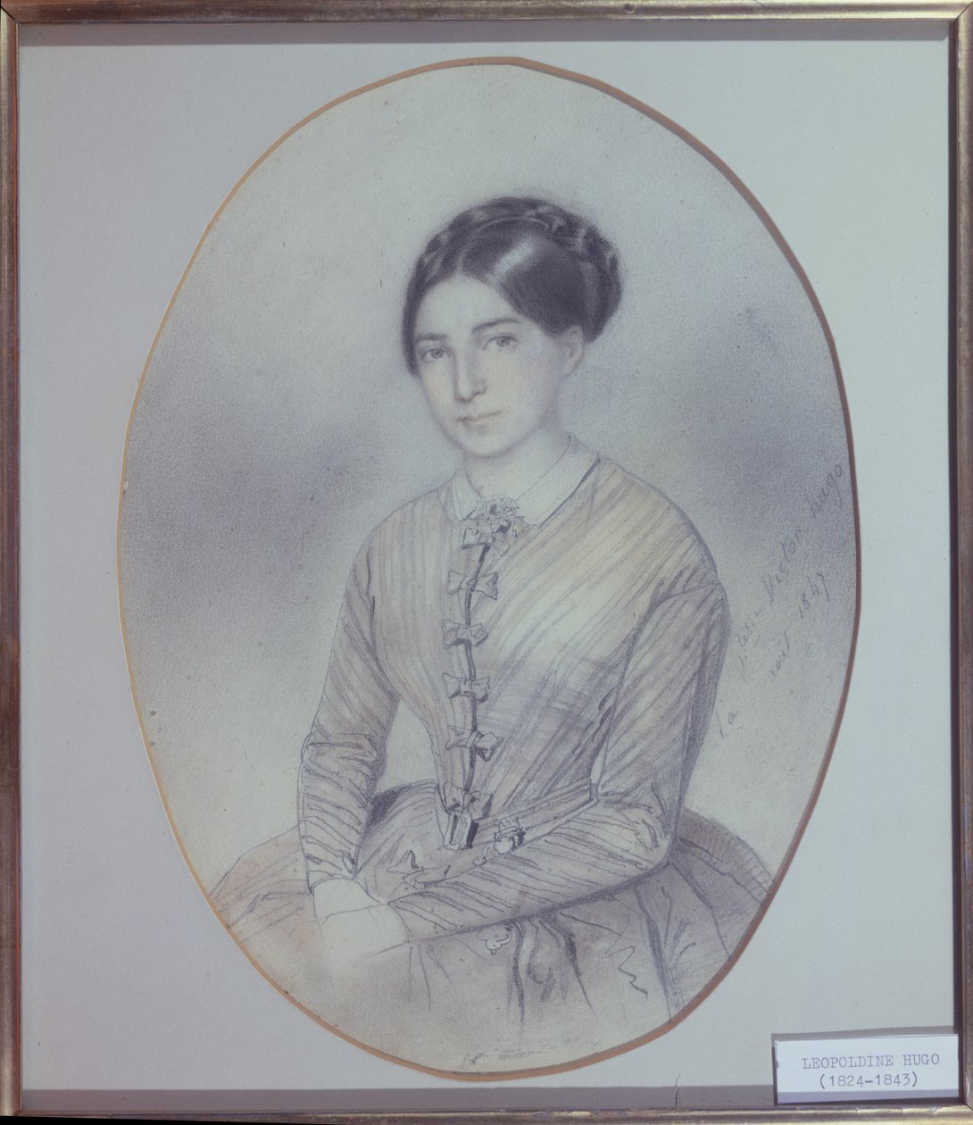 लियोपोल्डिन ह्यूगो का मरणोपरांत चित्र (1824-43) 1847 (चित्र) द्वारा एडेल जूली ह्यूगो