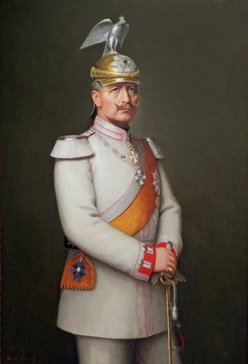 सम्राट विल्हेम II, 1910 द्वारा एडोल्फ एमिल हेरिंग