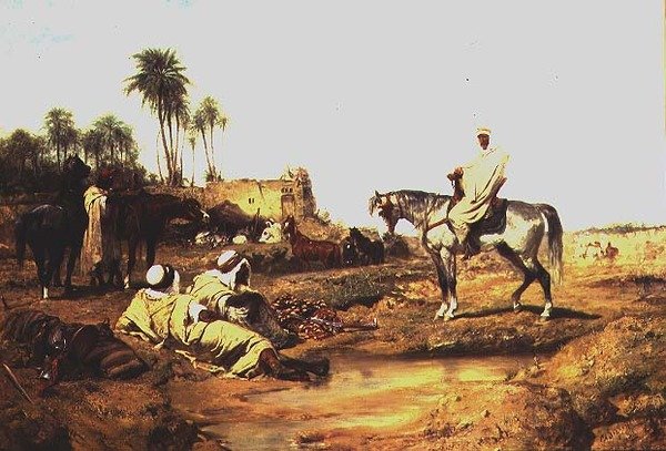 वेल में हॉल्ट द्वारा एडोल्फ श्रेयर