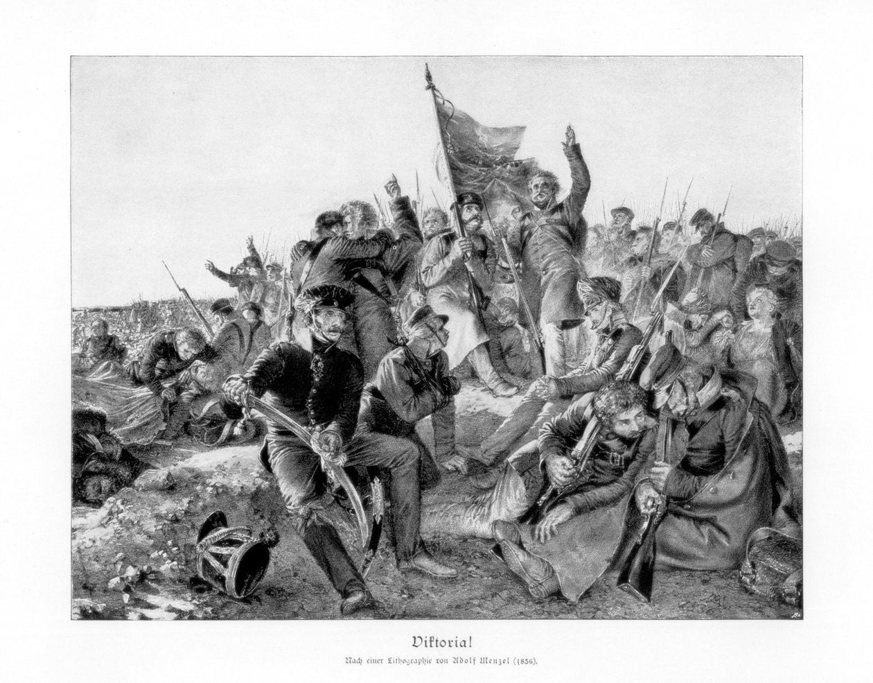 विजय !, 1836, 1900। द्वारा एडॉल्फ मेंजेल